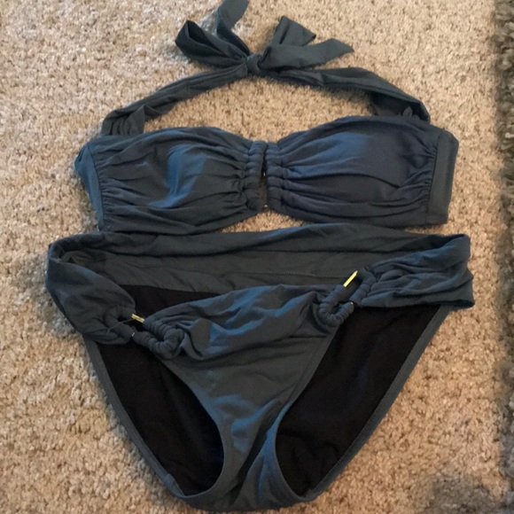 Victoria’s Secret Swim Set Gray Medium - Picture 7 of 8